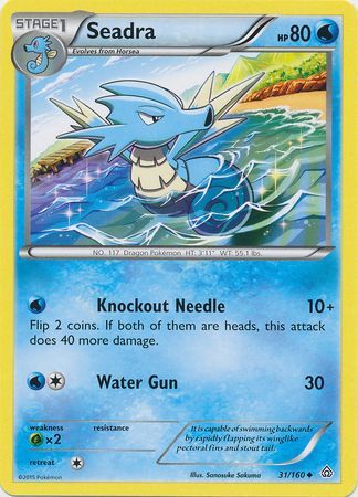 Seadra - 31/160 - Uncommon available at 401 Games Canada