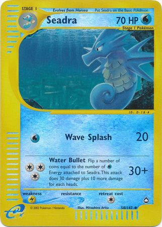 Seadra - 58/147 - Uncommon - Reverse Holo available at 401 Games Canada