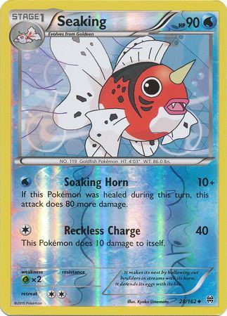 Seaking - 28/162 - Uncommon - Reverse Holo available at 401 Games Canada