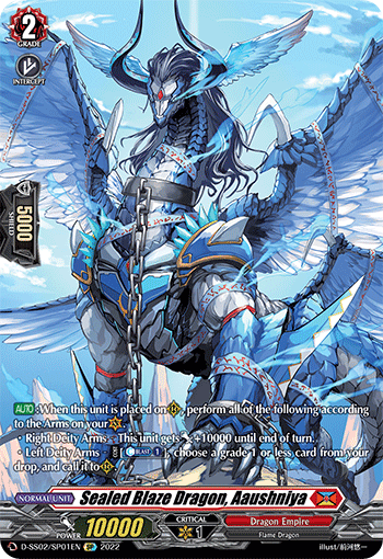 Sealed Blaze Dragon, Aaushniya - D-SS02/SP01 - SP available at 401 Games Canada