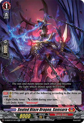 Sealed Blaze Dragon, Samsara - D-SS02/013 - Double Rare available at 401 Games Canada
