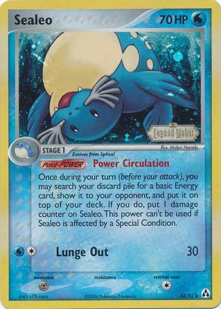 Sealeo - 43/92 - Uncommon - Reverse Holo available at 401 Games Canada