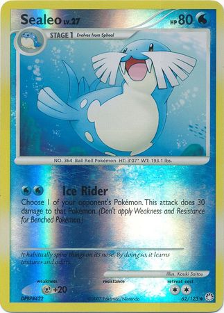 Sealeo - 62/123 - Uncommon - Reverse Holo available at 401 Games Canada