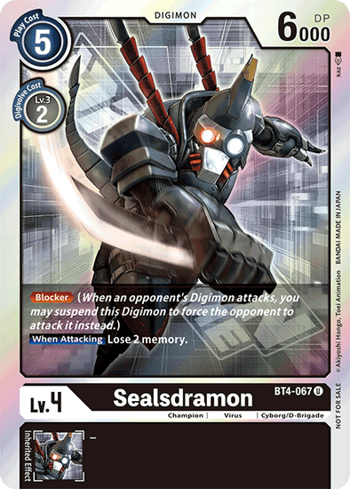 Sealsdramon - BT4-067 (Event Pack 1) - Great Legend (BT04) available at 401 Games Canada