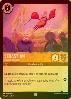 Sebastian (Court Composer) - 19/204 - Common (Foil) available at 401 Games Canada