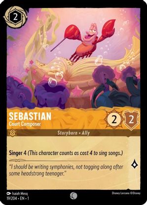 Sebastian (Court Composer) - 19/204 - Common available at 401 Games Canada