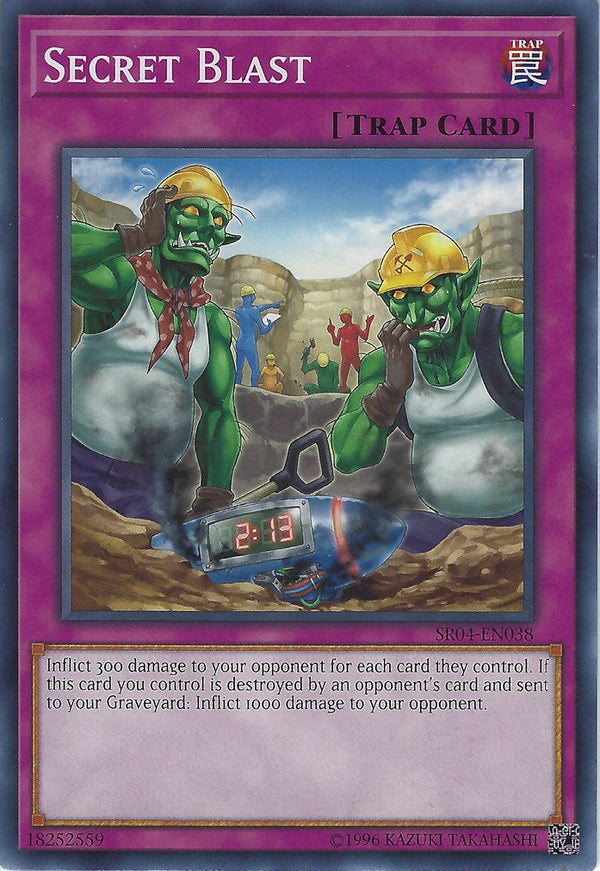 Secret Blast - SR04-EN038 - Common - Unlimited available at 401 Games Canada