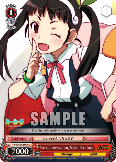 Secret Conversation, Mayoi Hachikuji - NM/S24-E064 - Common available at 401 Games Canada