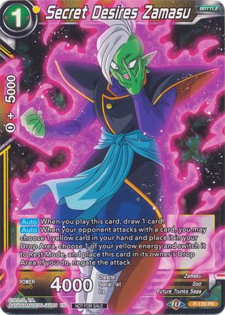 Secret Desires Zamasu - P-129 - Promo (Non-Foil) available at 401 Games Canada