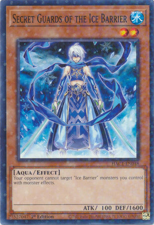 Secret Guards of the Ice Barrier - HAC1-EN048 - Duel Terminal Normal Parallel Rare available at 401 Games Canada