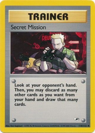 Secret Mission - 118/132 - Uncommon - Unlimited available at 401 Games Canada