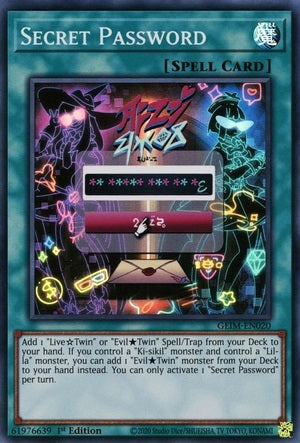 Secret Password - GEIM-EN020 - Super Rare - 1st Edition available at 401 Games Canada
