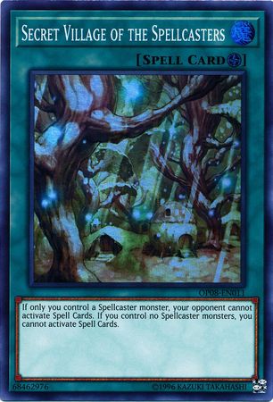 Secret Village of the Spellcasters - OP08-EN011 - Super Rare available at 401 Games Canada