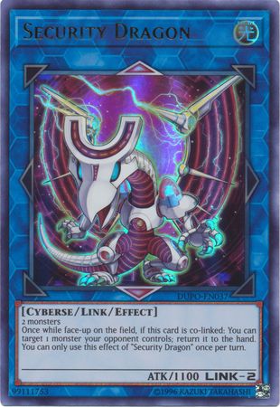 Security Dragon - DUPO-EN037 - Ultra Rare - Unlimited available at 401 Games Canada