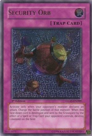 Security Orb - GLAS-EN089 - Ultimate Rare - 1st Edition available at 401 Games Canada