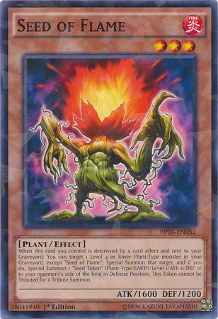 Seed of Flame - BP03-EN052 - Common - 1st Edition available at 401 Games Canada