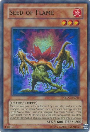 Seed of Flame - CSOC-EN081 - Ultra Rare - Unlimited available at 401 Games Canada