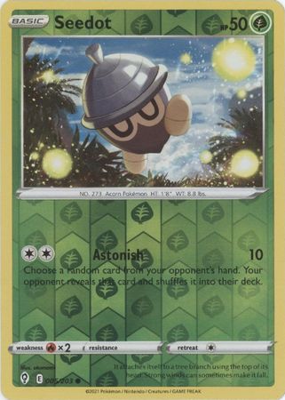 Seedot - 005/203 - Common - Reverse Holo available at 401 Games Canada