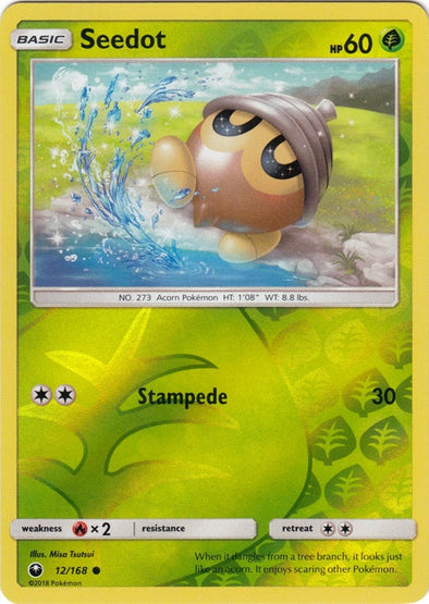 Seedot - 12/168 - Common - Reverse Holo available at 401 Games Canada