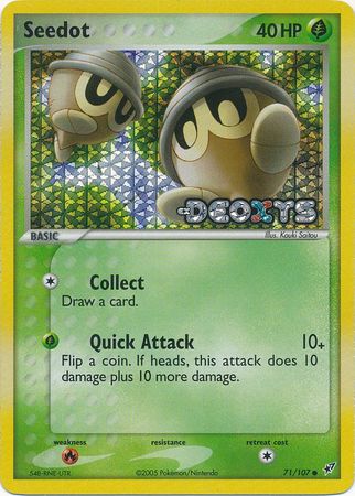 Seedot - 71/107 - Common - Reverse Holo available at 401 Games Canada