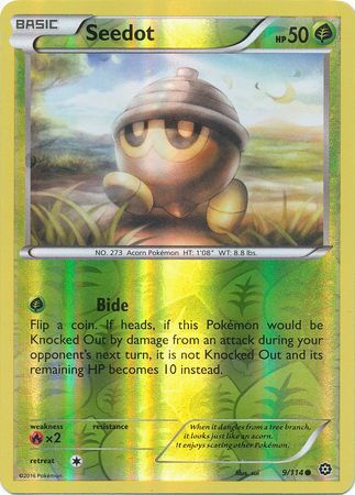 Seedot - 9/114 - Common - Reverse Holo available at 401 Games Canada