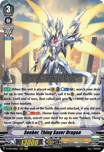 Seeker, Thing Saver Dragon - D-VS01/001 - Triple Rare available at 401 Games Canada