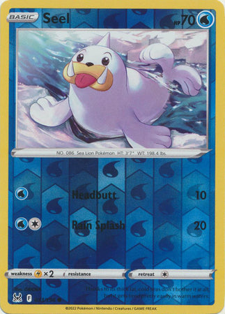 Seel - 033/196 - Common - Reverse Holo available at 401 Games Canada