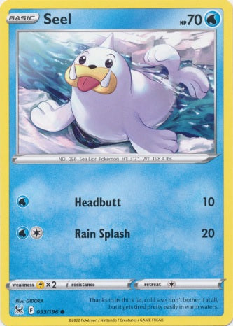 Seel - 033/196 - Common available at 401 Games Canada