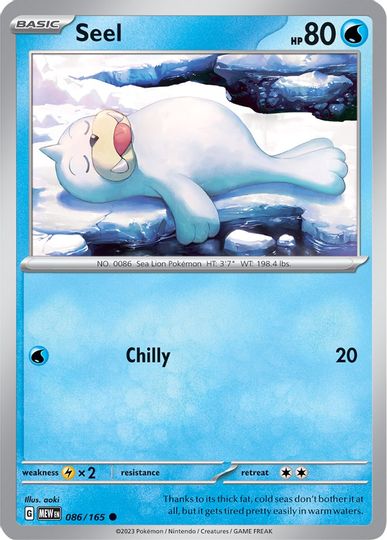 Seel - 086/165 - Common available at 401 Games Canada