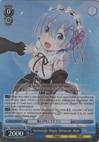 Seemingly Happy Behavior, Rem (SR) available at 401 Games Canada