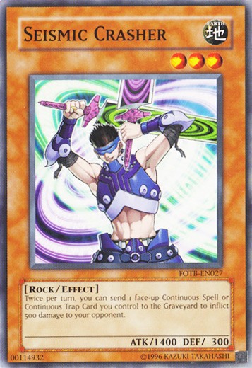 Seismic Crasher - FOTB-EN027 - Common - Unlimited available at 401 Games Canada