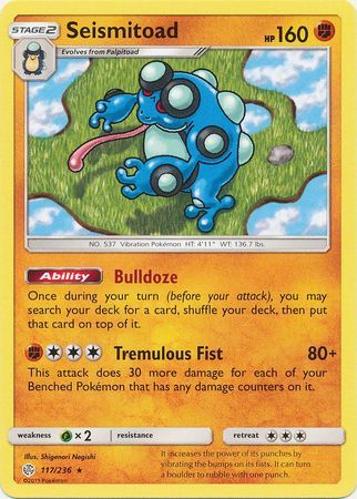 Seismitoad - 117/236 - Rare available at 401 Games Canada