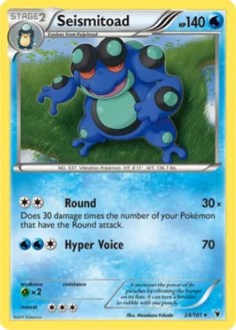 Seismitoad - 24/101 - Rare available at 401 Games Canada