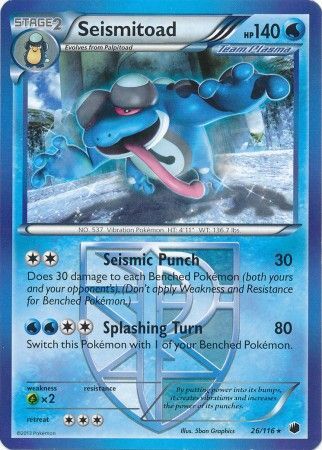 Seismitoad - 26/116 - Rare available at 401 Games Canada