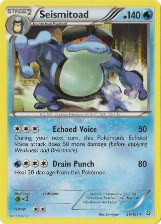 Seismitoad - 36/124 - Rare available at 401 Games Canada