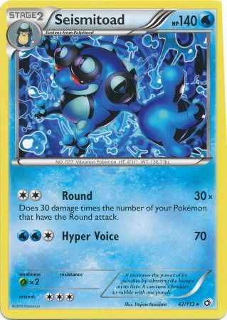 Seismitoad - 42/113 - Rare available at 401 Games Canada