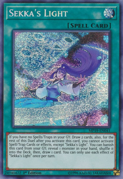 Sekka's Light - MP19-EN041 - Prismatic Secret Rare - 1st Edition available at 401 Games Canada