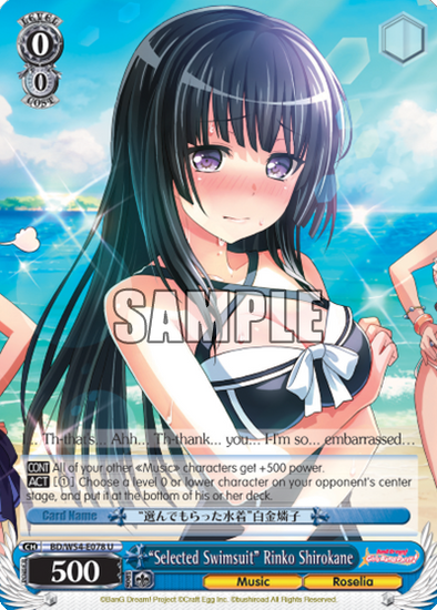 "Selected Swimsuit" Rinko Shirokane - BD/W54-E078 - Uncommon available at 401 Games Canada