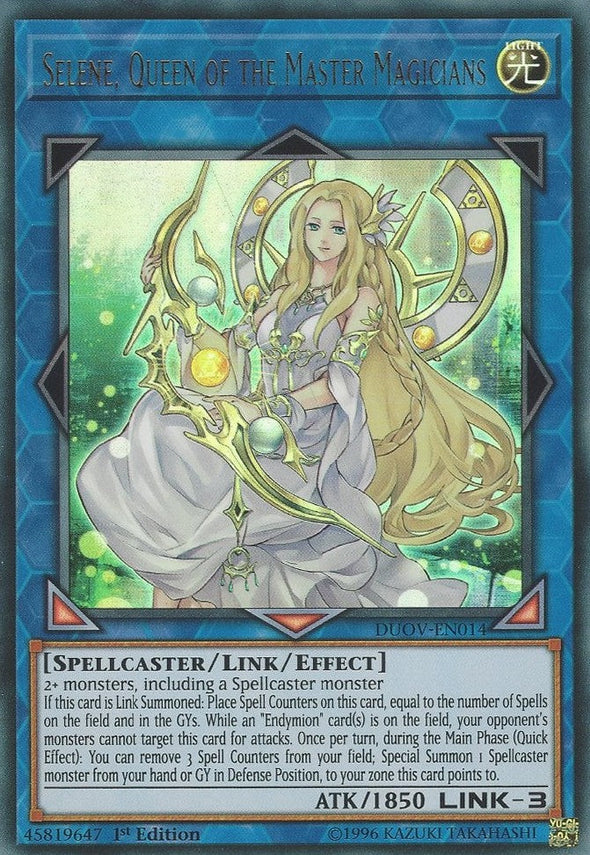 Selene, Queen of the Master Magicians - DUOV-EN014 - Ultra Rare - 1st Edition available at 401 Games Canada