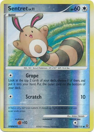 Sentret - 104/132 - Common - Reverse Holo available at 401 Games Canada