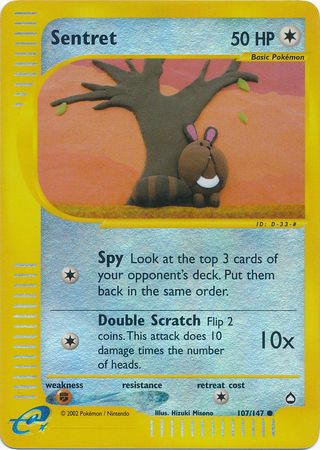 Sentret - 107/147 - Common - Reverse Holo available at 401 Games Canada