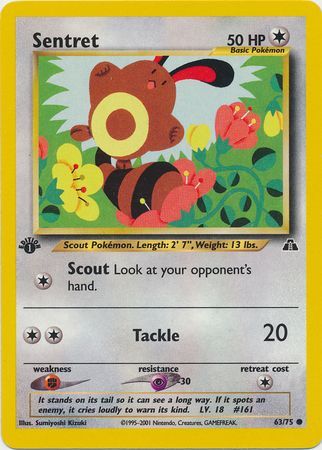 Sentret - 63/75 - Common - 1st Edition available at 401 Games Canada