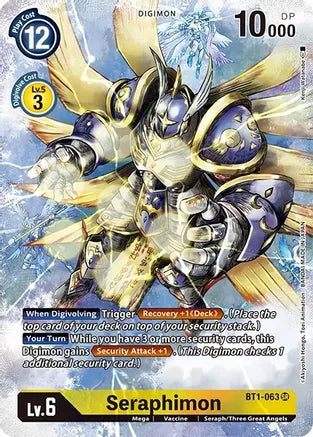 Seraphimon (BT11 Alternate Art) - BT1-063 - Super Rare available at 401 Games Canada