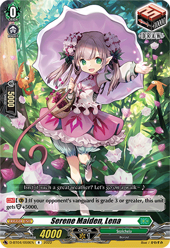 Serene Maiden, Lena - D-BT04/059 - Rare available at 401 Games Canada