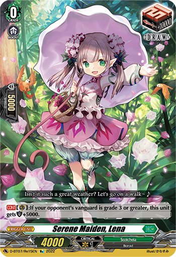 Serene Maiden, Lena - D-BT07/Re15 - Special Reprint available at 401 Games Canada