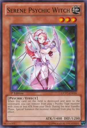 Serene Psychic Witch - EXVC-EN026 - Common - 1st Edition available at 401 Games Canada