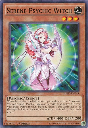 Serene Psychic Witch - HSRD-EN049 - Common - 1st Edition available at 401 Games Canada