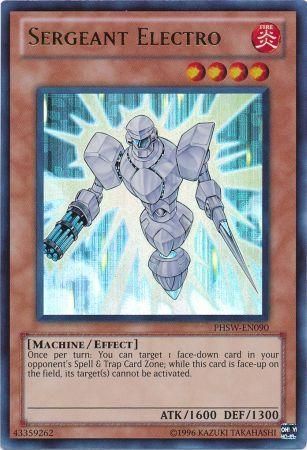 Sergeant Electro - PHSW-EN090 - Ultra Rare - Unlimited available at 401 Games Canada