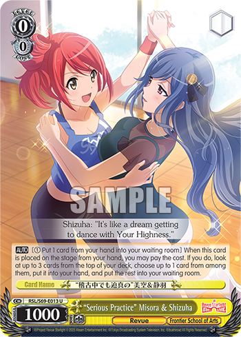 "Serious Practice" Misora & Shizuha - RSL/S69-E013 - Uncommon available at 401 Games Canada