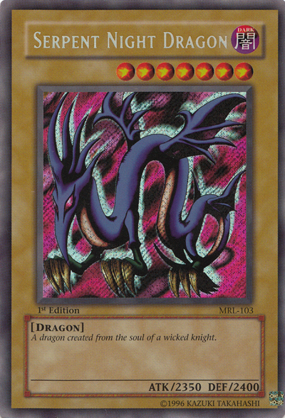 Serpent Night Dragon - MRL-103 - Secret Rare - 1st Edition available at 401 Games Canada